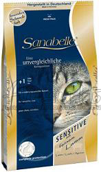 Bosch Sanabelle Sensitive su ėriena-ypač jautrių mitybai kačių pašaras 10 kg.